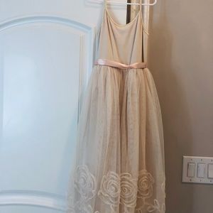 Pink & Violet Maxi Tulle Dress